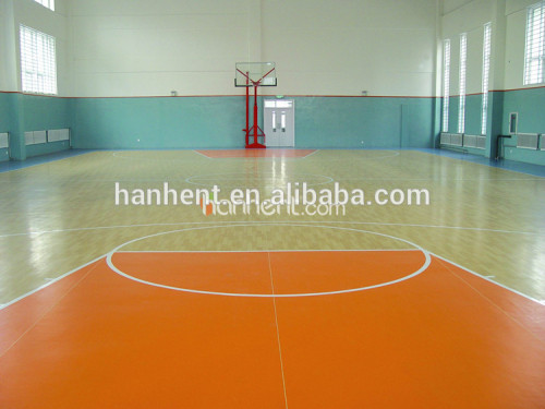 Alta calidad del vinilo del PVC sports flooring para gimnasio
