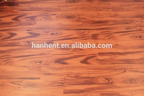 Fácil limpeza interclocking pisos pvc com madeira vermelha
