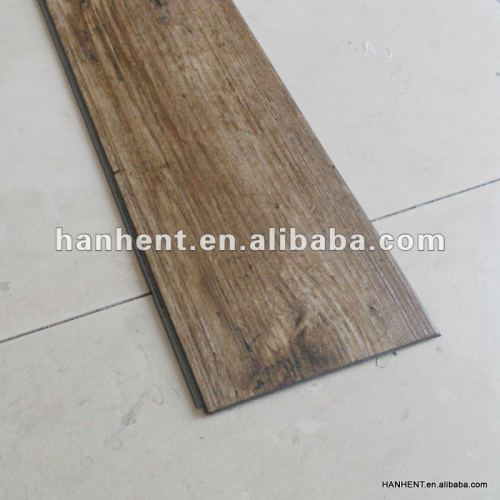 De madera de vinilo en relieve click suelo
