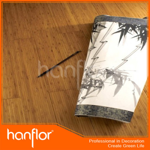 Sólido diseño de bambú suelo de pvc