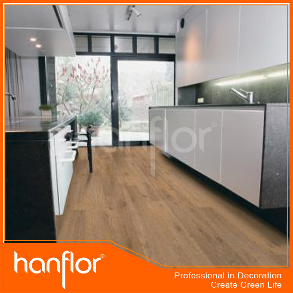 Fácil para a instalação cozinha sala de pvc vinil pisos de