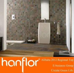 Série de mármore pedra olhar PVC de azulejo de vinil