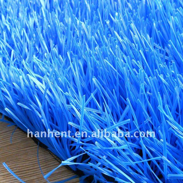 Синий высокое качество искусственной травы искусственный газон спортивной области