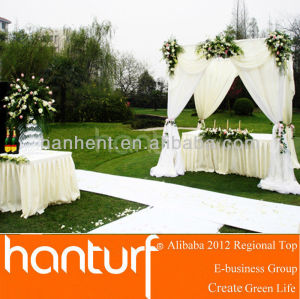 Suave y cómodo toque de hierba ARTIFICIAL para decoración de la boda