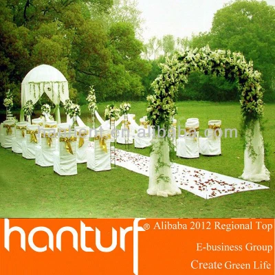 Paisagismo grama ARTIFICIAL para decoração de casamento