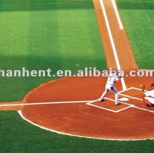 Sintético esportes do basebol grama