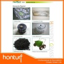 Fútbol de hierba artificial instalación accessoreis balck gránulo de caucho