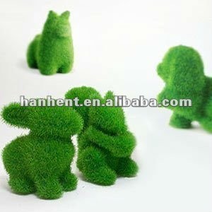 Hanturf verde animales de césped Artificial