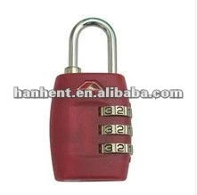 Popular 3 dial tsa fechamento da bagagem HTL335