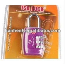 Zipper fechamento de combinação mala HTL335
