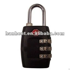 Tsa preto traveler fechamento da bagagem