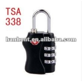 Popular tsa 3 dígitos cerradura de combinación HTL338