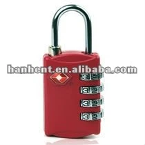Tsa metal de reset vermelho fechamento de combinação