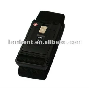 Personalizada TSA bagagem cadeado código cinto