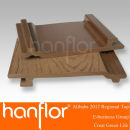 Madera en relieve revestimiento de la pared