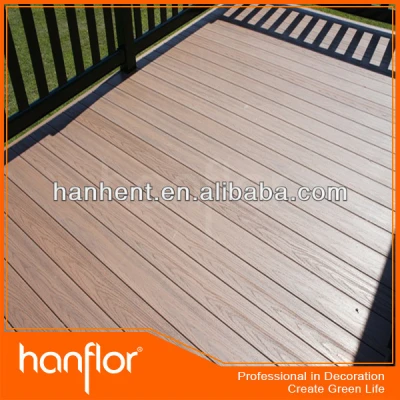 No desvanecimento wpc jardim decking wpc placa composta decks