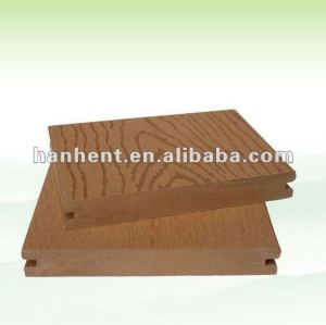 De madera de reciclaje diseño wpc decking hueco