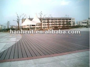 Decking wpc para decoração ao ar livre