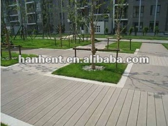 Material de wpc piso plataforma cobrindo