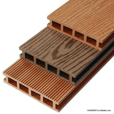 Plástico de madera compuesto decking