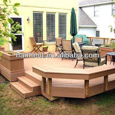 Buen precio compuesto decking precios