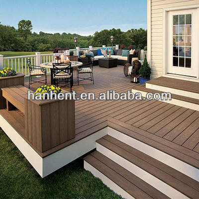 Sensation naturelle bois plastique composite platelage