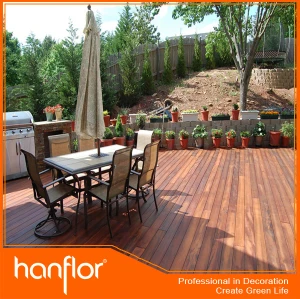 Venda quente de madeira composto decks branco
