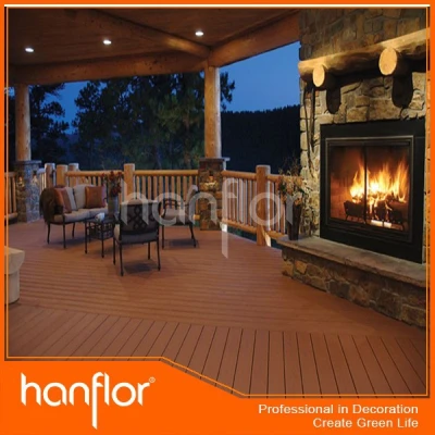 Elegante WPC decks / outdoor decking / jardim piso