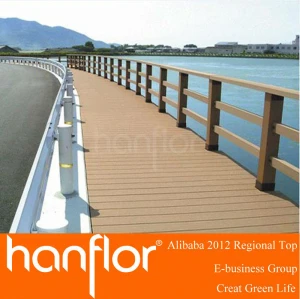 Wood plastic composite decks de telhas