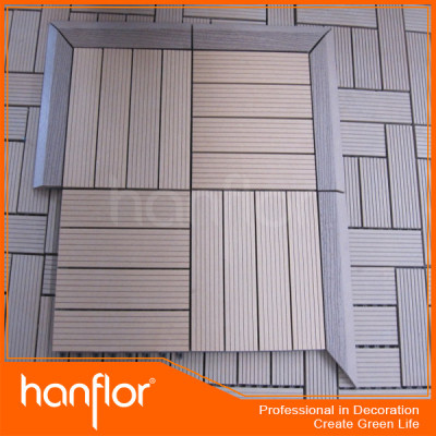 De madera de azulejos decking de