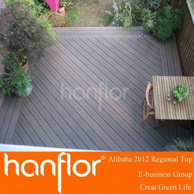 Wood plastic composite outdoor decking