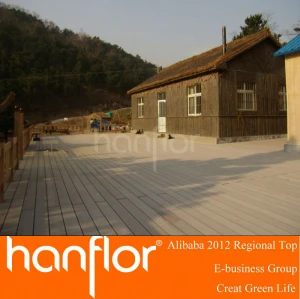 No desvanecimento barato wpc decking tile