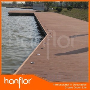 Buen precio decking compuesto plástico de madera a prueba de agua