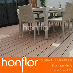 Venda quente composite decks de madeira piso