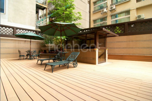 Wpc decking suelo