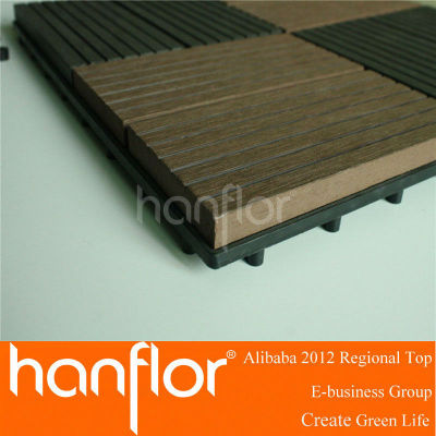 Melhor vender! 300 x 300 mm 400 x 400 mm WPC wood plastic composite decks / piso azulejos deck WPC telhas