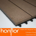 Wpc platelage carrelage de verrouillage avec la taille 12 " * 12 "