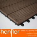 Outdoor facile à installer WPC DIY tile / WPC flooring