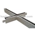 Tee coureur t bar plafond suspendu grille