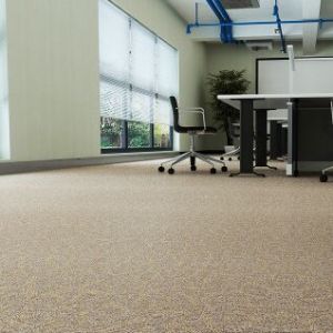 Uso de la oficina Easy clean alfombra del PVC azulejo