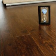 Semi - mat bois lisse en relief revêtements de sol PVC planche