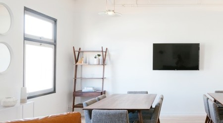 Spent a whole year, he change an abandoned church into a single-family house