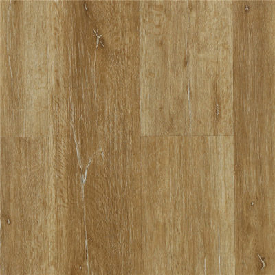 Hanflor Stone Plastic Composite Wooden SPC Flooring Fire Proof Anti Slip Scratch Resistant 7''X48'' 5mm HIF 9094