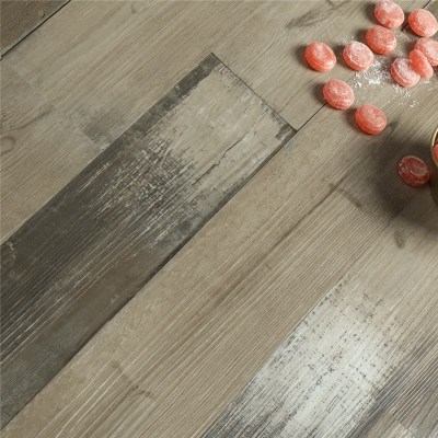 Rigid Core Vinyl Flooring ▏ 7''x48'' 5.0mm Vintage Style ▏Hanflor SPC Plastic Floor Covering HIF 9051