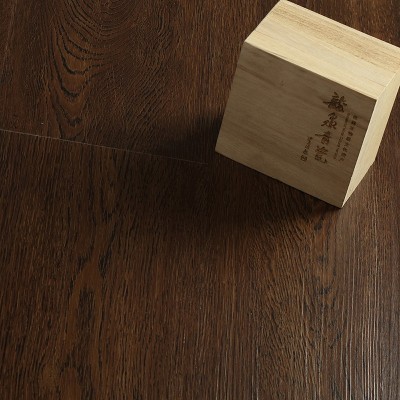 Hanflor Rigid Core Vinyl Plank Flooring 7''x48'' 5.0mm Sound Barrier Fire Insulation HIF 9093