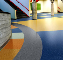 Hanflor 20''x2'' 2.6mm Vinyl Sheet Semi-Glossy High Stability Moisture Resistance Anti-Slip Flooring
