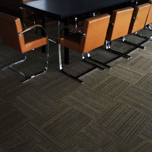 Hanflor 18''*18'' 2.0mm Matt Embossed Durable Moisture Resistance Anti-Scratch PVC Carpet Tile