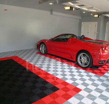 Hanflor Heavy Traffic Interlocking System Shock-Resistance Durable Garage PVC Tile Flooring