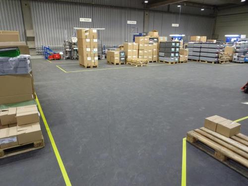 Hanflor Heavy Duty Interlocking PVC Durable Fire Resistance Shock-Resistance Garage Floor Tiles