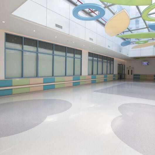 Hospital PVC floor engineering solution